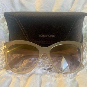 Tom Ford Sunglasses - Lily TF 430 59G 56 16 140 Taupe w/ Case EUC